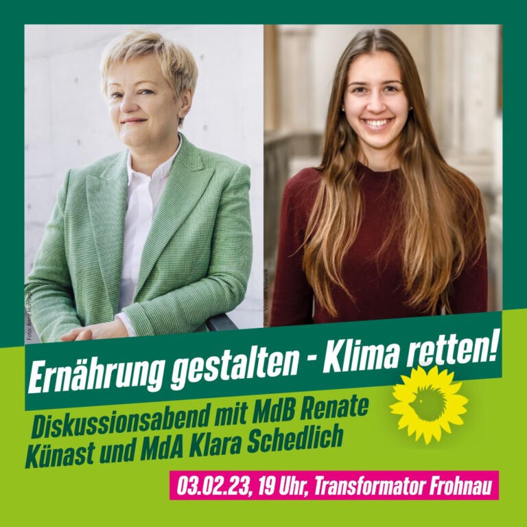 Ernährung gestalten: Klima retten! – Diskussionsabend in Frohnau am 03.02.23