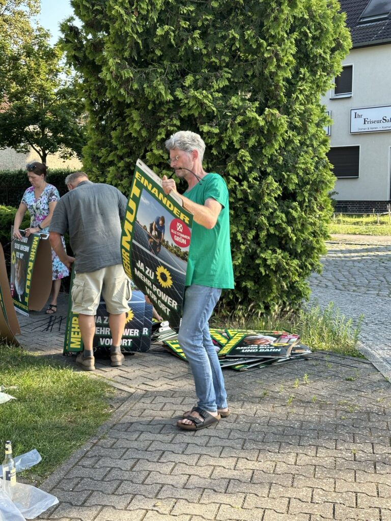 Wahlkampfvorbereitung im Landkreis Oberhavel