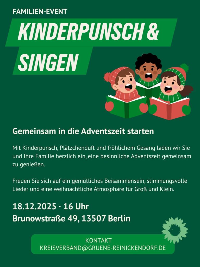 Kinderpunsch und Singen